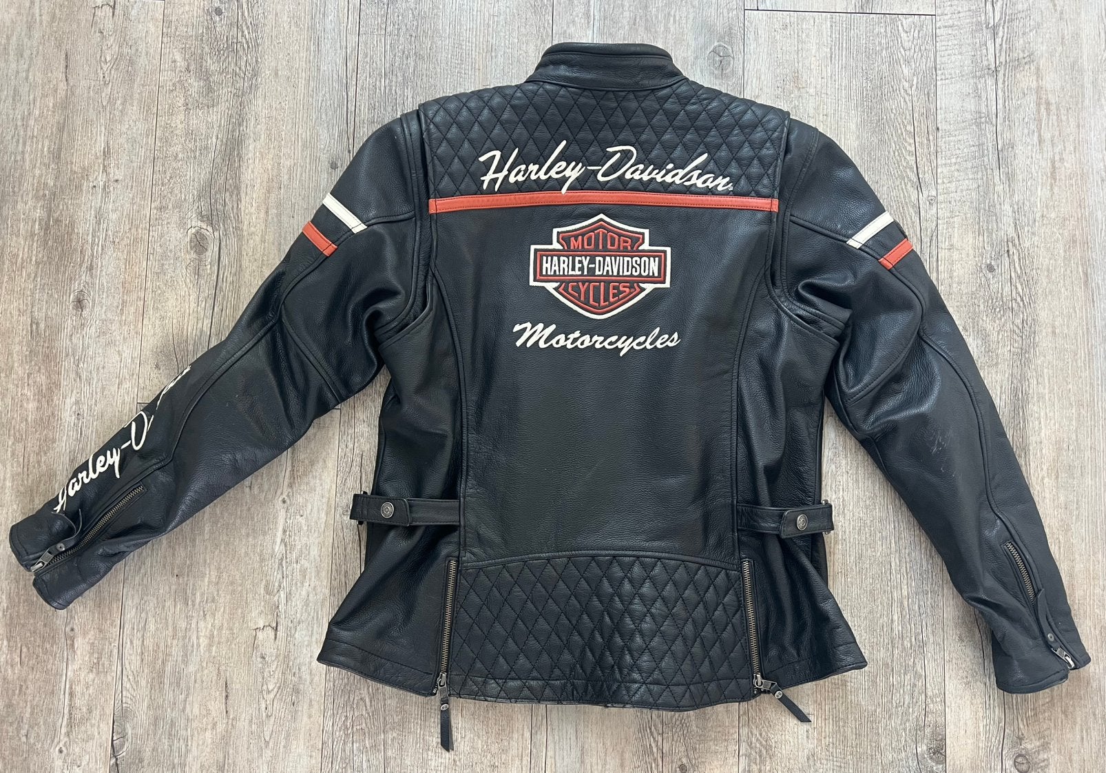 Harley Davidson leren jas in nieuwstaat., Ophalen of Verzenden, Tweedehands, Dames, Jas | leer