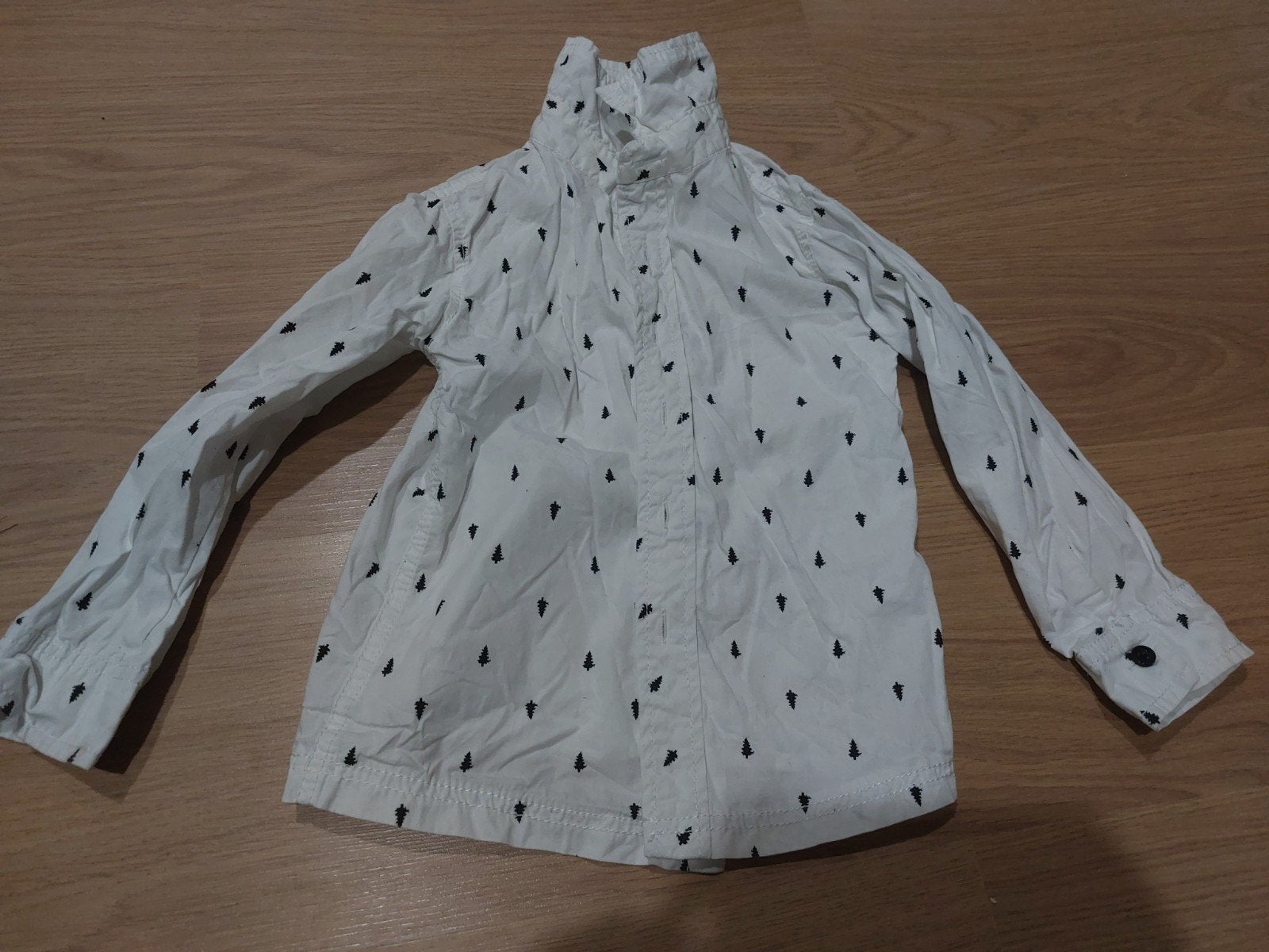 kerst blouse 98/104, Ophalen of Verzenden, Gebruikt, Jongen, Overhemd of Blouse