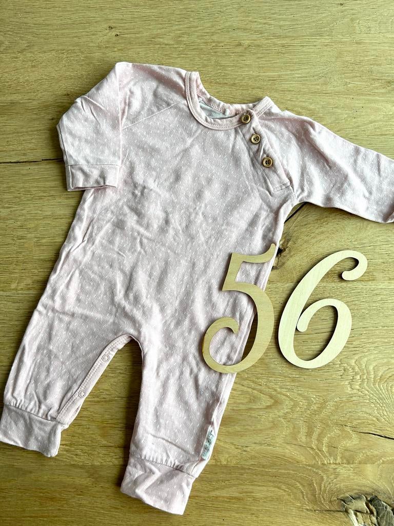Jollein baby pakje maat 56 - roze met stippen, Ophalen of Verzenden, Zo goed als nieuw, Meisje, Pakje