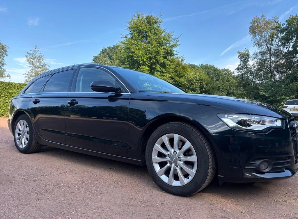 Audi A6 avant 2.0TDI 2012, Auto's, 4 cilinders, Zwart, Stationwagon, Diesel