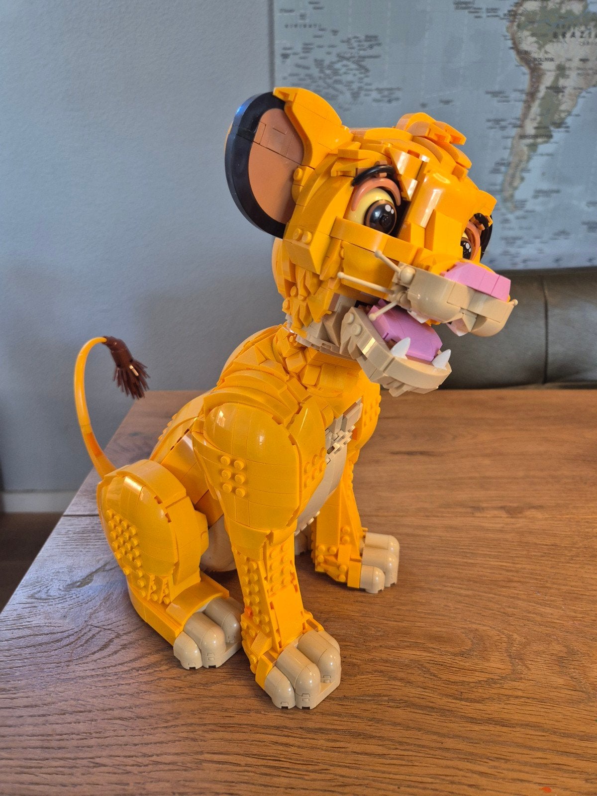 Lego Disney De Leeuwenkoning Simba 43247, Compleet, Lego, Ophalen of Verzenden, Zo goed als nieuw