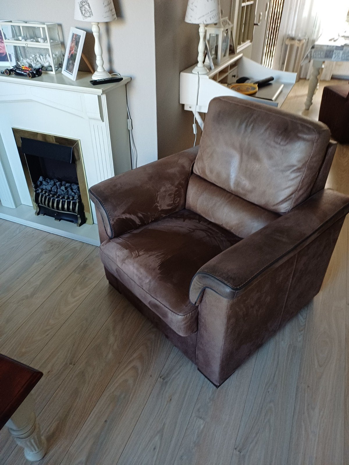 mooie bankstel 6 stoelen 2 losse fauteuil, Huis en Inrichting, Ophalen, 75 tot 100 cm, Zo goed als nieuw, 75 tot 100 cm