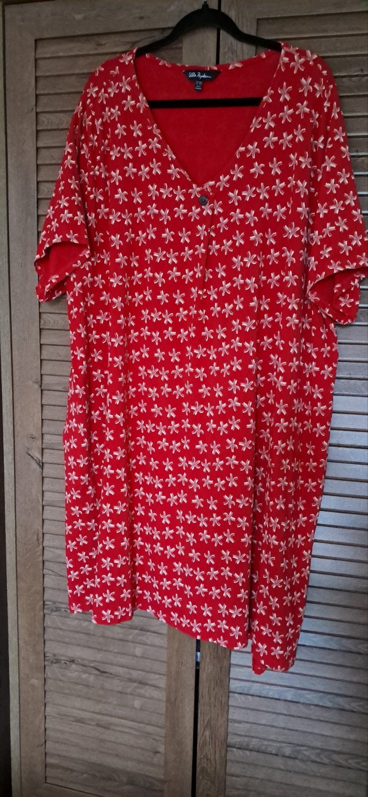 tuniek donkerrood. A lijn.Maat 56/58, Verzenden, Blouse of Tuniek, Ulla Popken, Zo goed als nieuw
