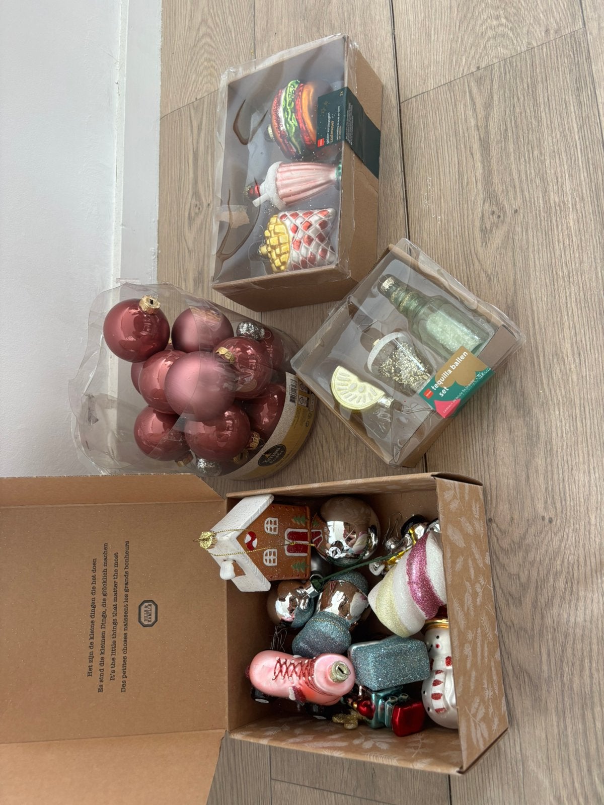 Verschillende kerstballen - set, Diversen, Kerst, Ophalen, Gebruikt