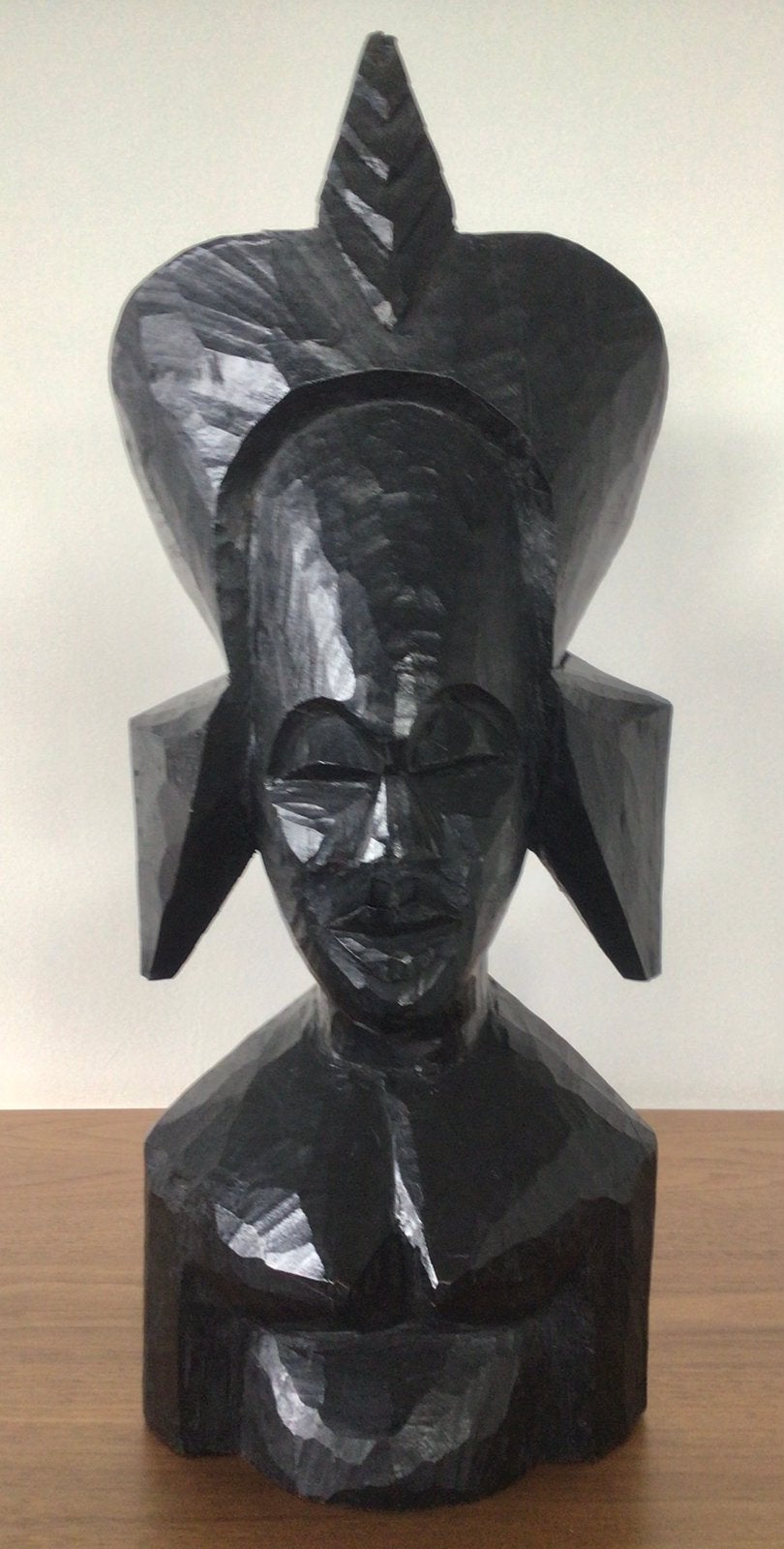 Houten Afrikaans beeld., Antiek en Kunst, Kunst | Beelden en Houtsnijwerken, Ophalen of Verzenden, Handgemaakt, Beeld, Hout