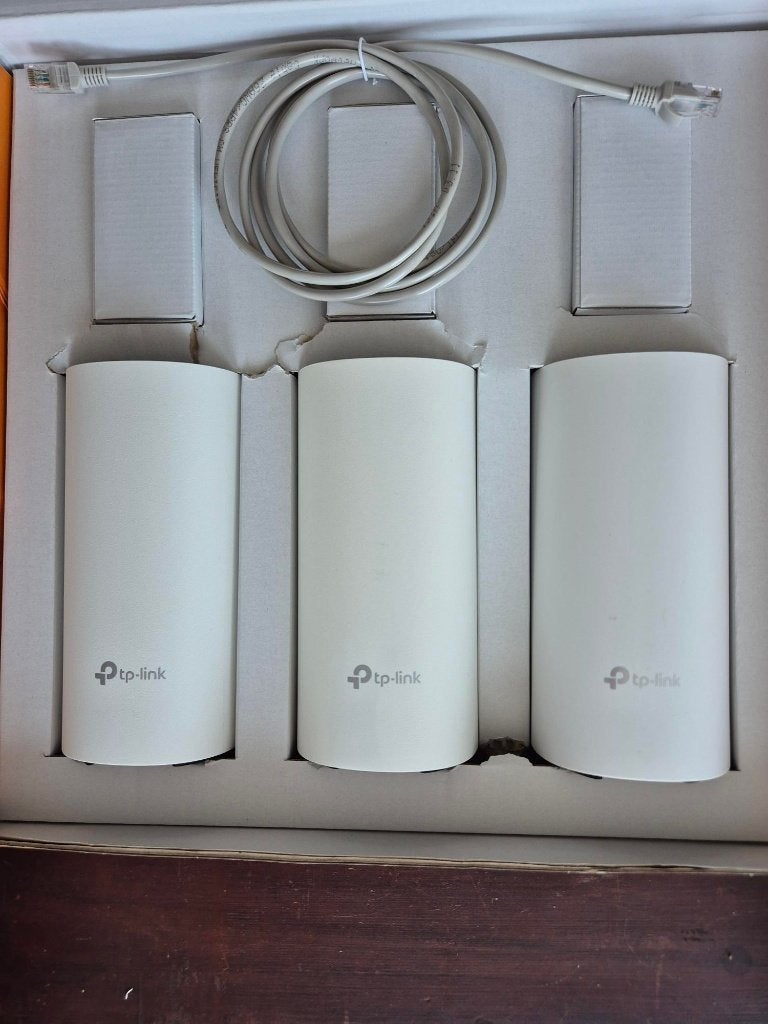 Deco M4 TP link mesh 3 stuks, Computers en Software, Routers en Modems, Ophalen of Verzenden, Zo goed als nieuw, TP-Link Deco