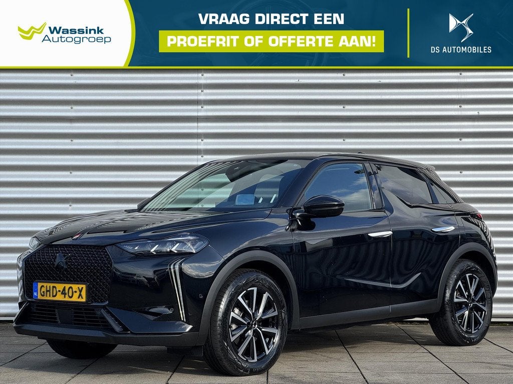 DS DS 3 1.2 Hybrid 136pk Automaat Performance Line WASSINK L, Auto's, DS, 1272 kg, Gebruikt, 1199 cc, Zwart