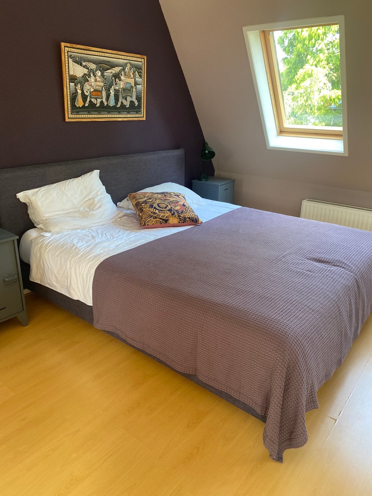 Auping bed/ boxspring, Ophalen, Gebruikt, Tweepersoons