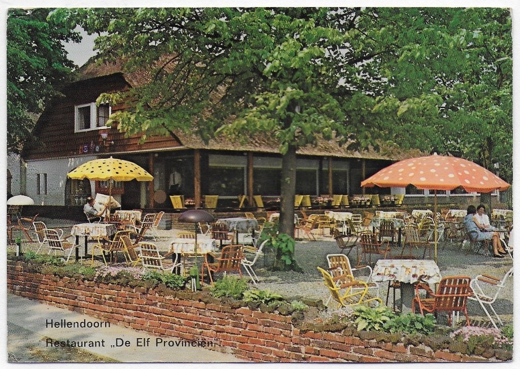 Hellendoorn Rest de elf provincien ansichtkaart (B 2928), Ophalen of Verzenden, 1980 tot heden, Gelopen, Overijssel