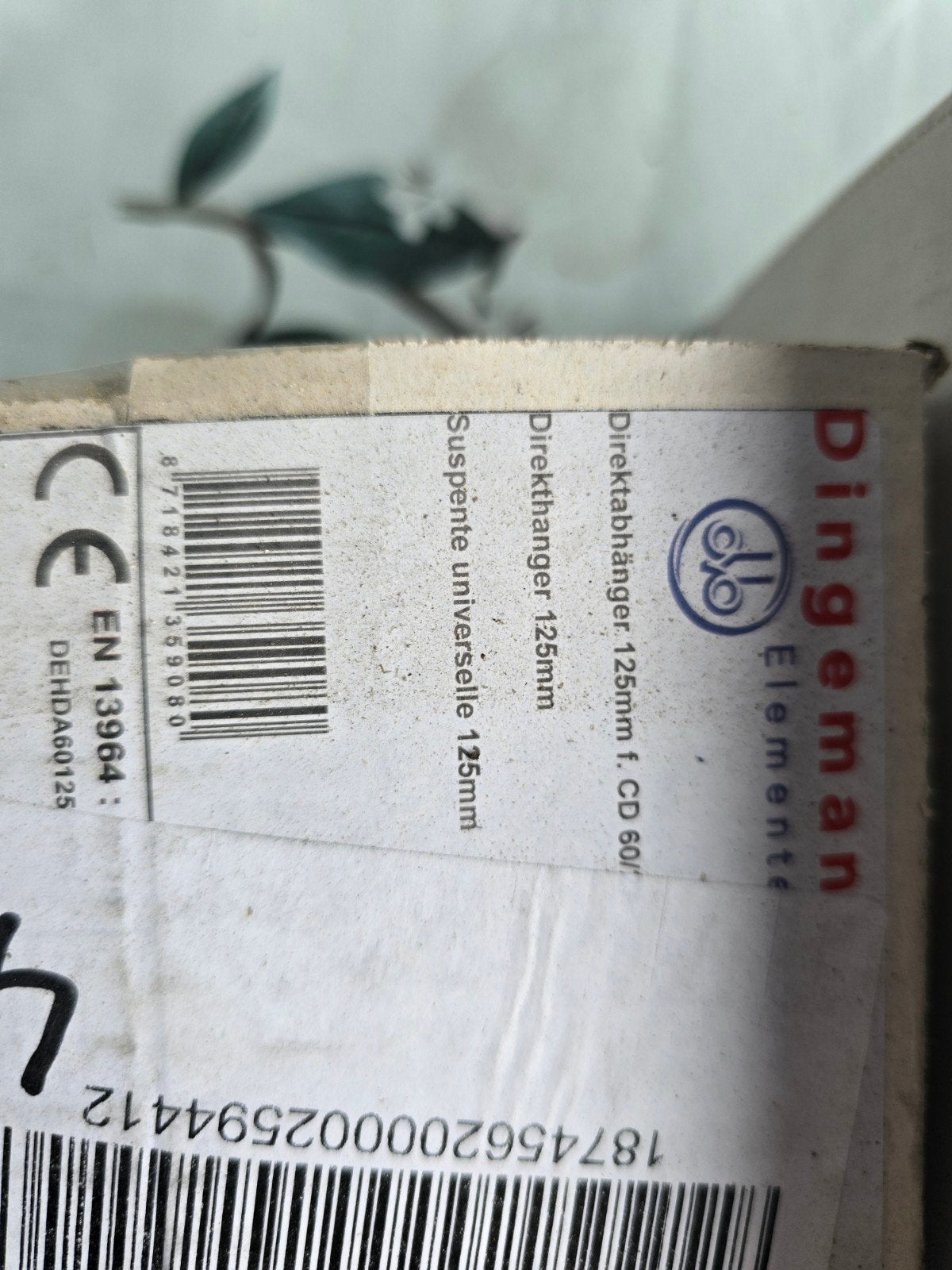 Metalstud bevestiging 125mm - Directhanger, Ophalen, Nieuw, 100 tot 250 mm, Overige typen