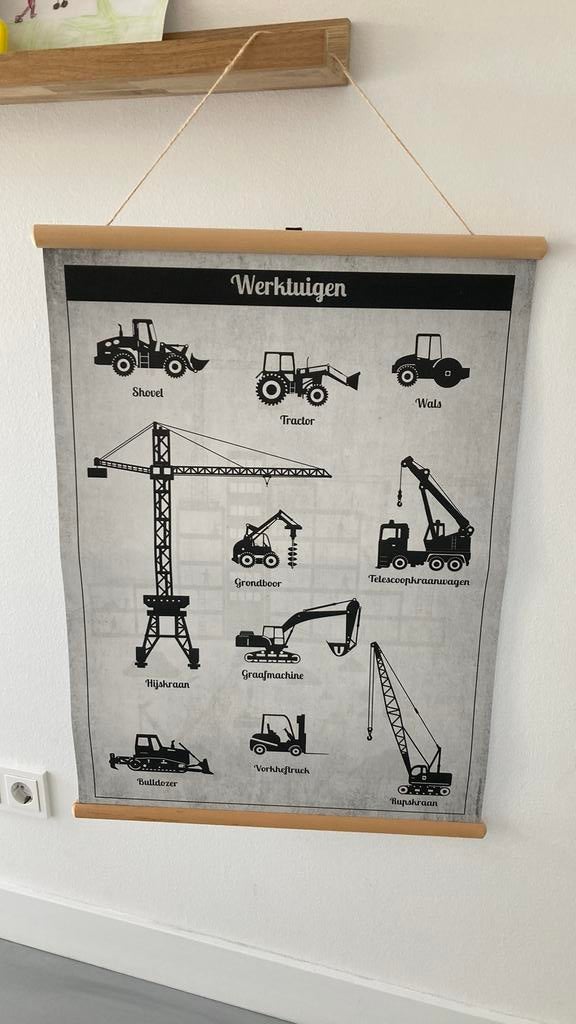 Poster little and pure, Ophalen, Zo goed als nieuw, Overige typen