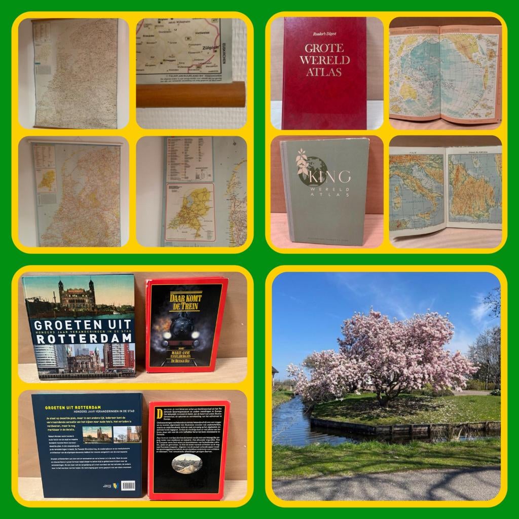 122. Nederlandse Land kaart / Schoolkaart / boeken, Ophalen of Verzenden, Zo goed als nieuw, Overige niveaus, Nederlands