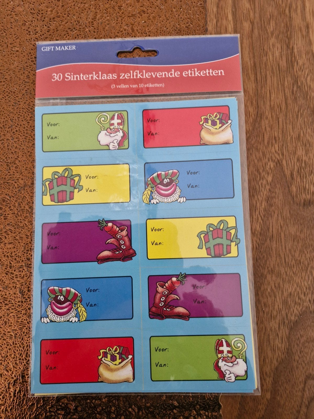grote partij Sinterklaasstickers, naamlabels, Diversen, Ophalen of Verzenden