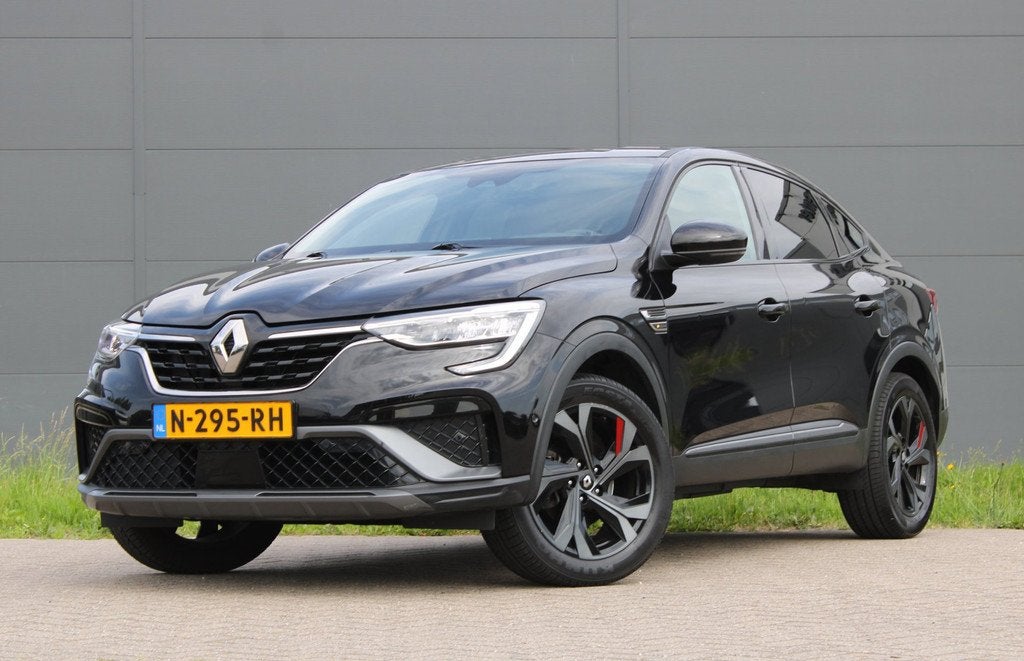 Renault Arkana 1.6 E-Tech Hybrid 145 R.S. Line Leder Camera, Gebruikt, 4 cilinders, Zwart, 760 kg