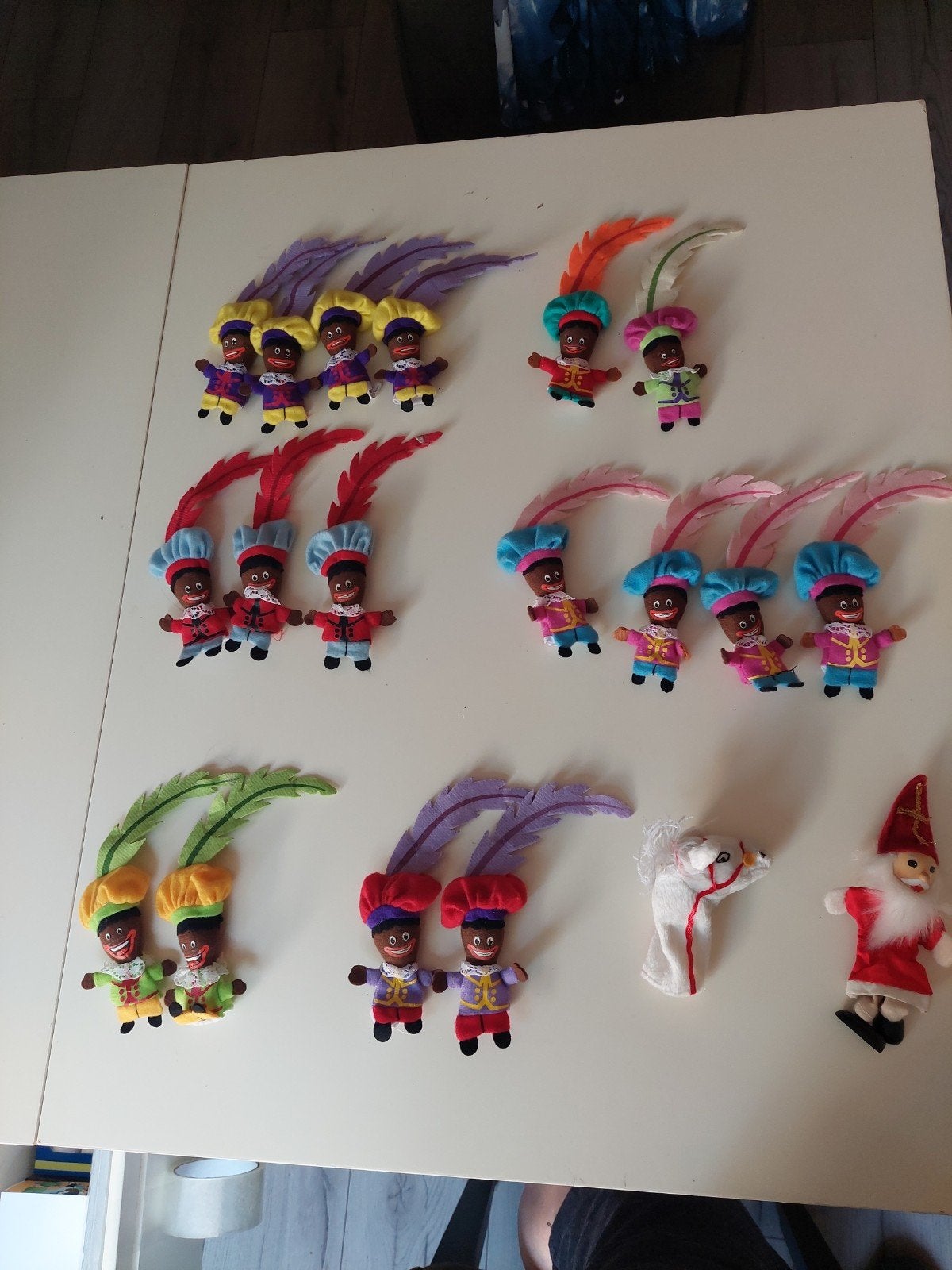 verzameling vintage vingerpop pietjes, sinterklaas, Amigo, Diversen, Sinterklaas, Ophalen of Verzenden, Zo goed als nieuw