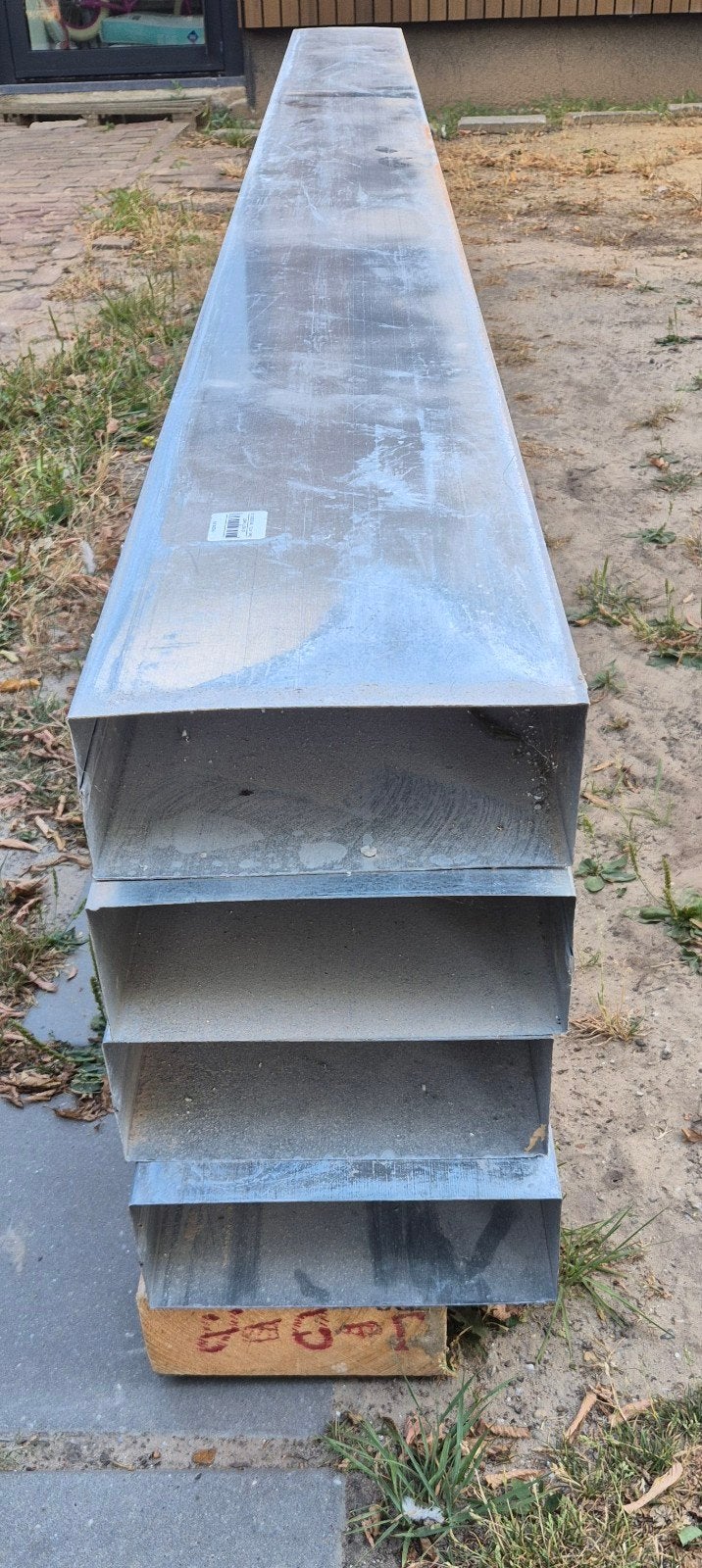 AIR SPIRALO ventilatie Instortkanaal 220x80mm L=3m, Doe-het-zelf en Verbouw, Ventilatie en Afzuiging, Ophalen, Nieuw