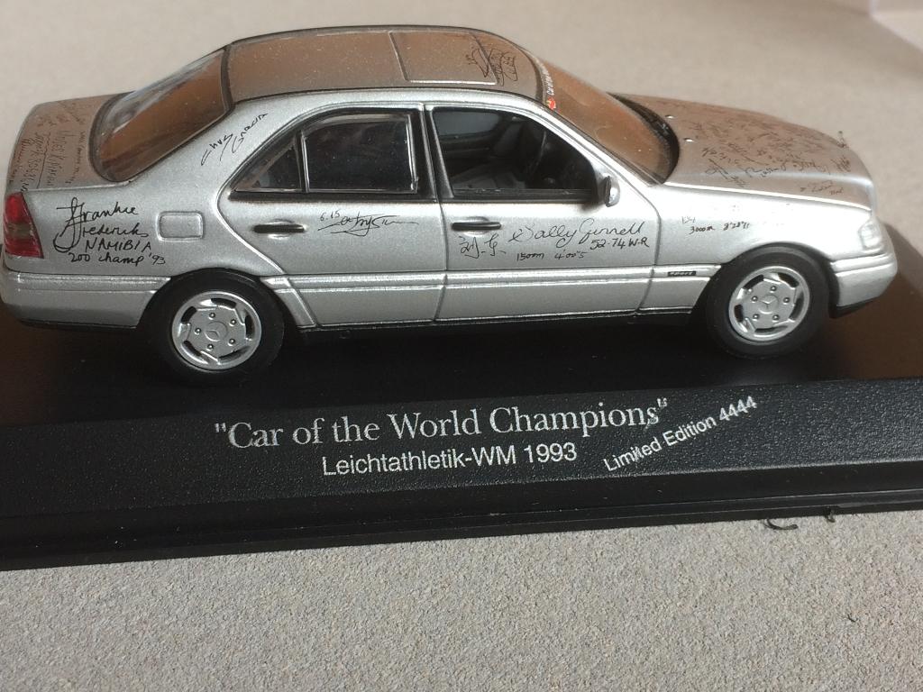 Mercedes W202 C180 1993 1/43 Mini Champs Limeted Edition, Hobby en Vrije tijd, Modelauto's | 1:43, Ophalen of Verzenden, Zo goed als nieuw
