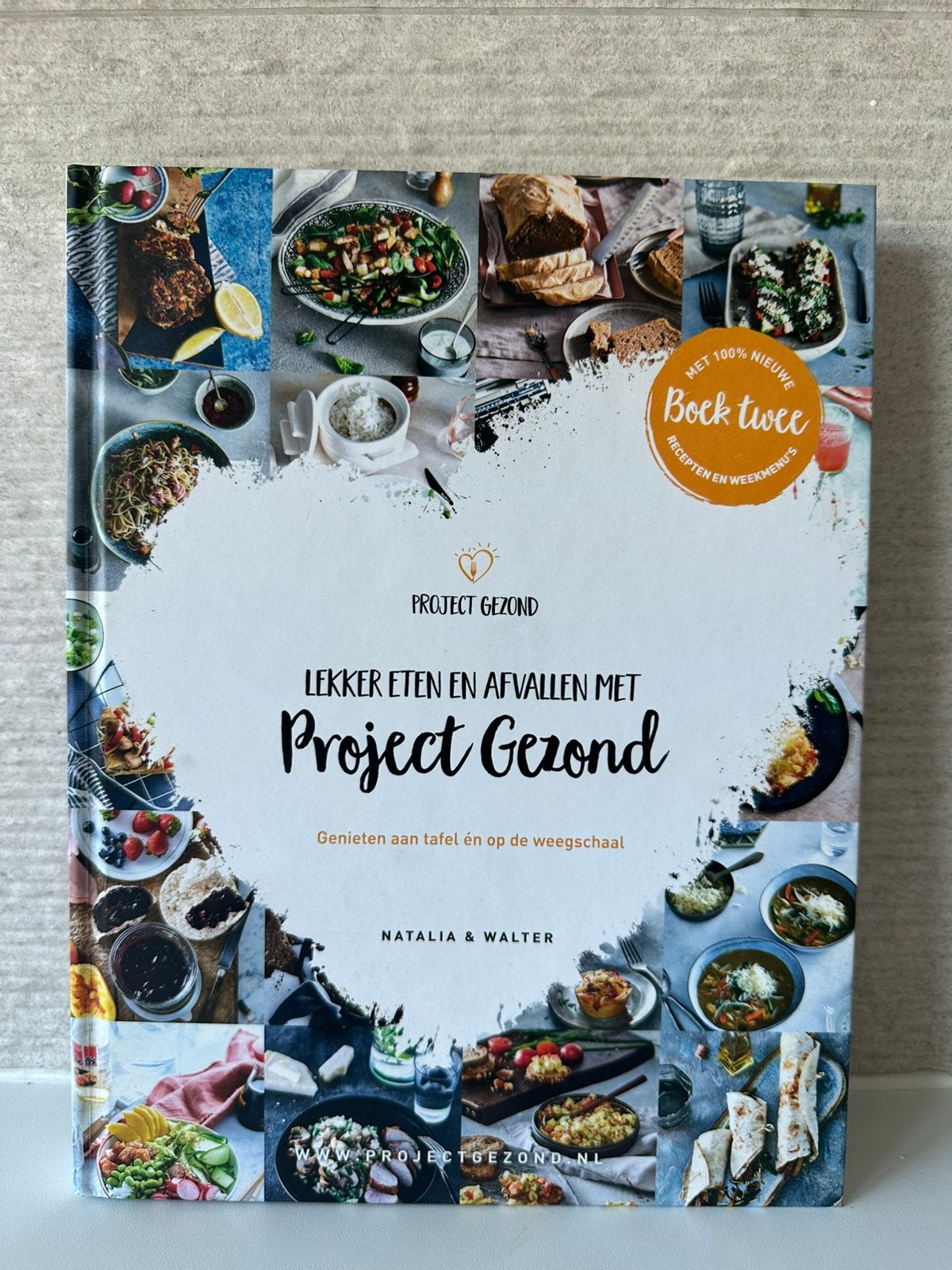 Lekker eten en afvallen met Project gezond, Boeken, Natalia en Walter (Project Gezond), Gezond koken, Zo goed als nieuw, Europa
