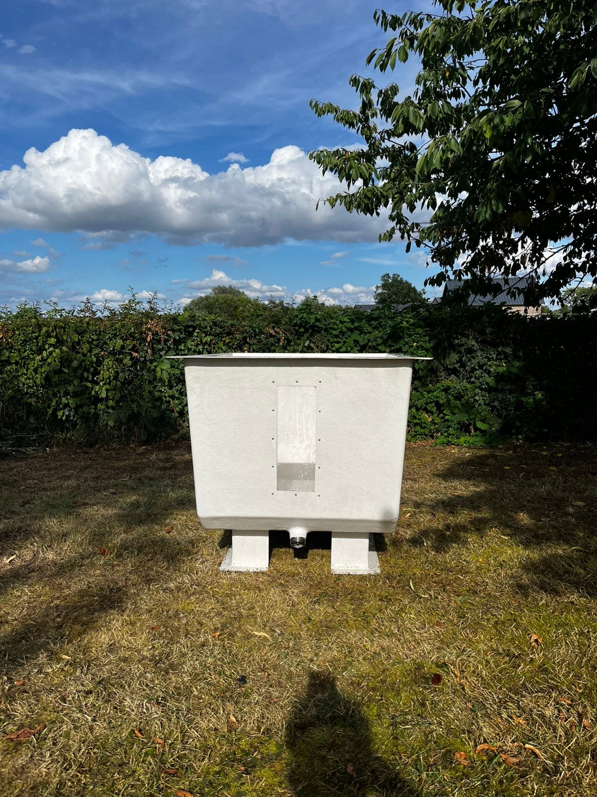 Grote polyester vijverbak / koibak – 117x94-x86 cm 25st, Ophalen, Zo goed als nieuw, Vijverbak