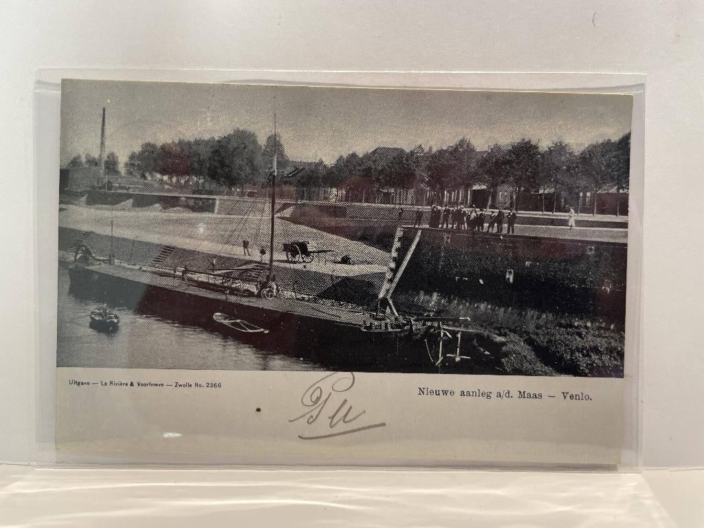 Venlo - Nieuwe aanleg a/d Maas, Verzenden, Voor 1920, Gelopen, Limburg