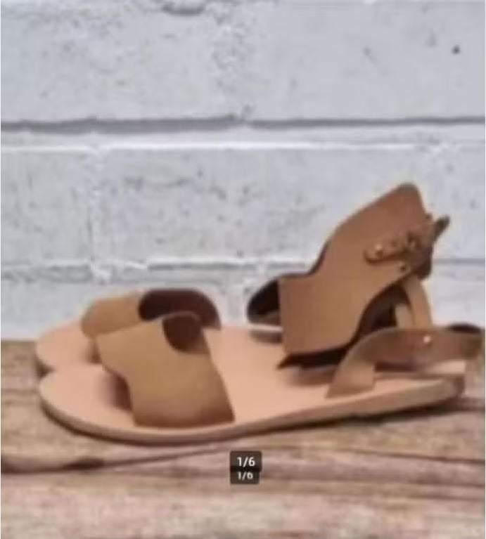 Ancient Greek - Mooie leren sandalen maat 39 - Nieuw €245, Nieuw, X, Ancient Greek, Sandalen of Muiltjes