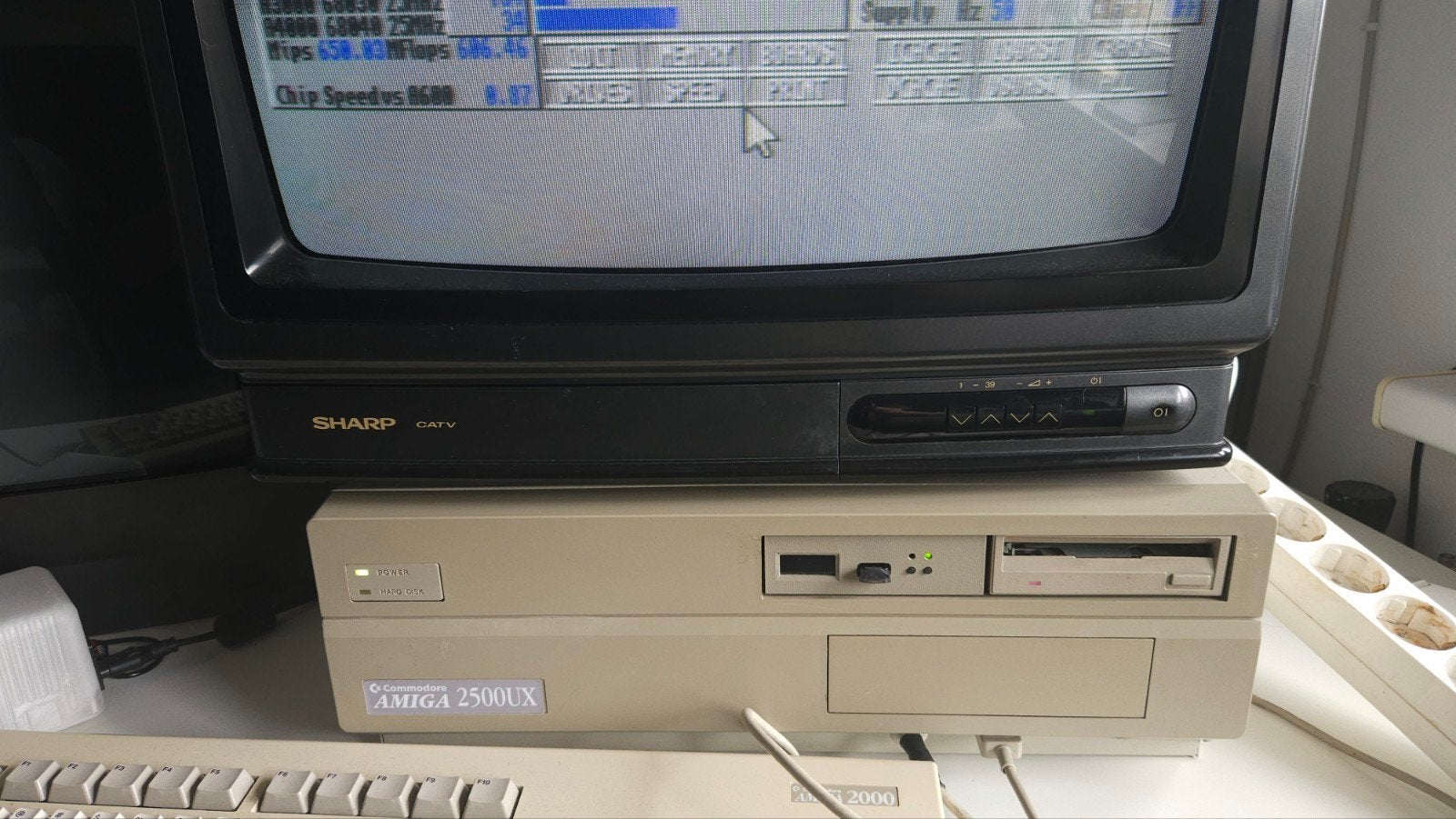 Commodore Amiga 2000 met RGB2HDMI, PiStorm en Gotek, Ophalen, Gebruikt