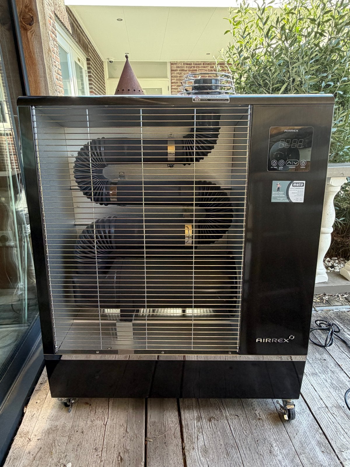 AIRREX AH200i infrarood kachel., Huis en Inrichting, Kachels, Ophalen, Oliekachel, Overige brandstoffen, Zo goed als nieuw