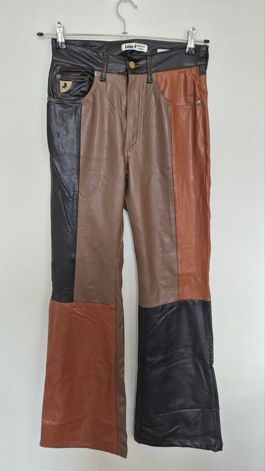Lois nepleren broek maat W30-L34, Maat 38/40 (M), Bruin, Verzenden, Nieuw