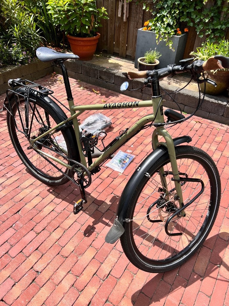 Avaghon X29 Rohloff en belt drive, 28 inch, 10 tot 15 versnellingen, Zo goed als nieuw, Schijfrem