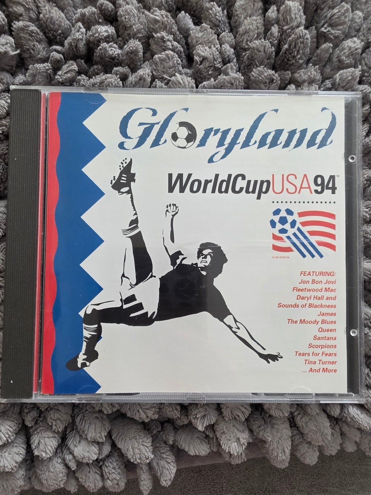 Gloryland World Cup USA 94 CD - Diverse Artiesten, Gebruikt, Pop, Inclusief doosje, Ophalen of Verzenden