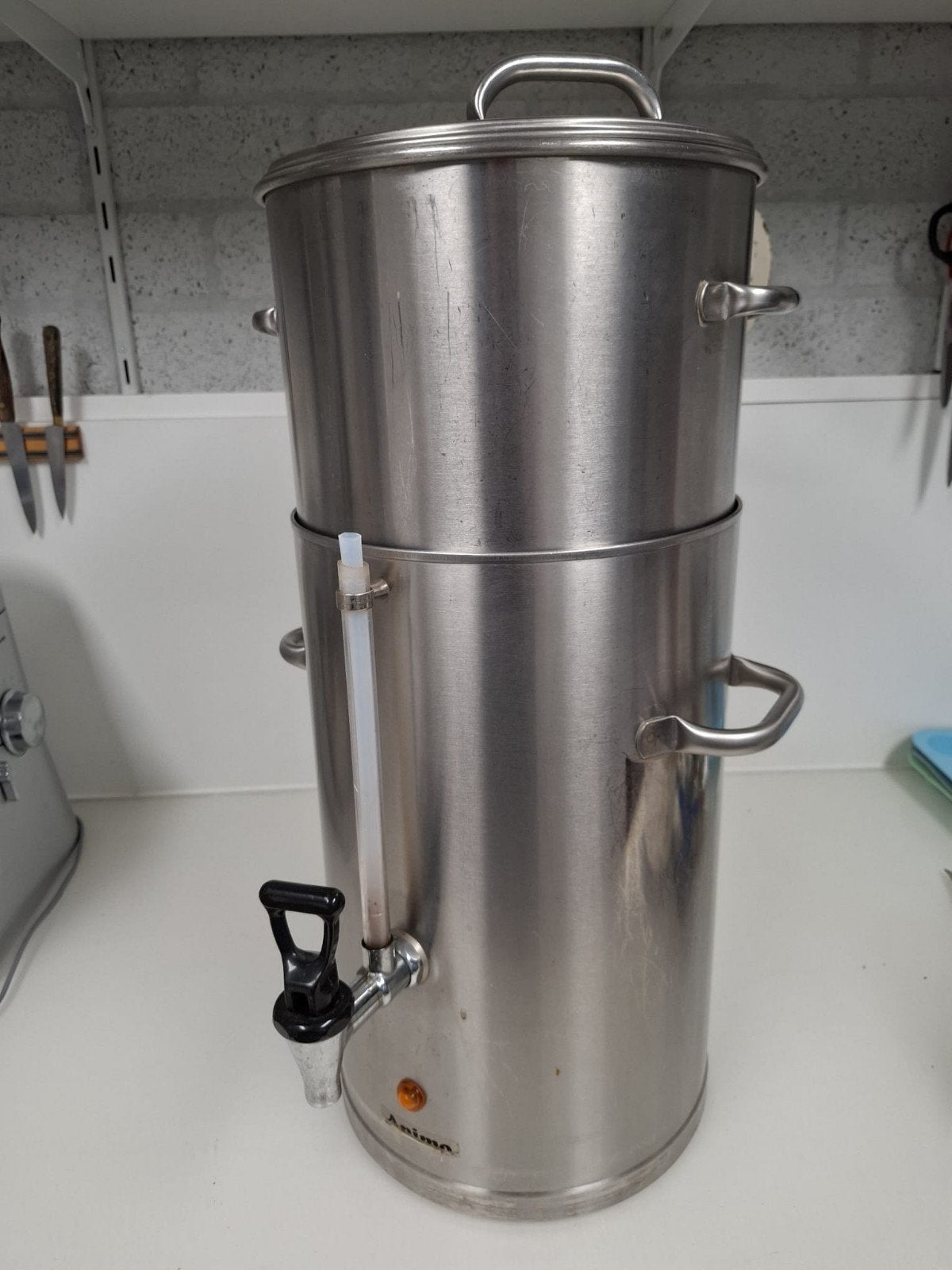 Animo Koffiecontainer met Korf Filter Inhoud 10 liter, Ophalen, Gebruikt, Overige modellen, 10 kopjes of meer