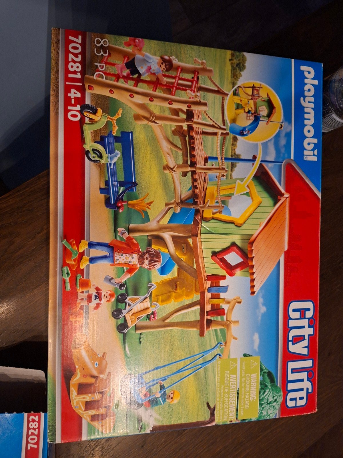 Playmobil City Life Boomhut met glijbaan en schommel, Ophalen, Gebouw, Complete set, Zo goed als nieuw