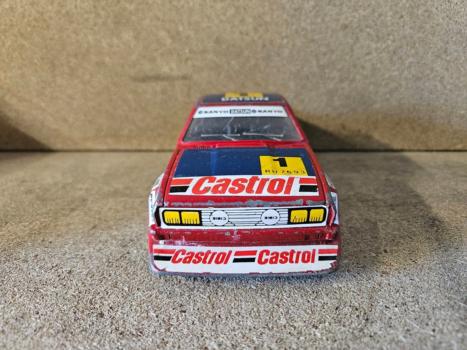 Datsun Violet 160J Rally Modelauto - Vintage, Ophalen, Gebruikt, Auto, Overige merken