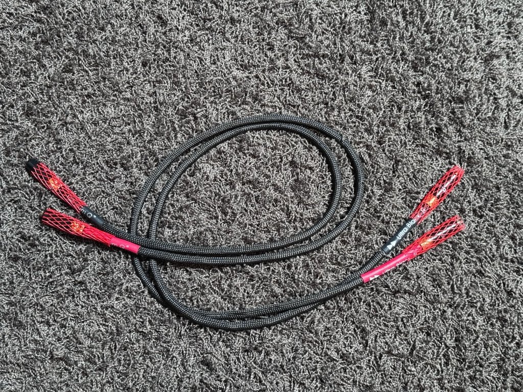 Tellurium Q Ultra Black II RCA 1 meter / Demo kabel, Audio, Tv en Foto, Audiokabels en Televisiekabels, Ophalen of Verzenden, Nieuw