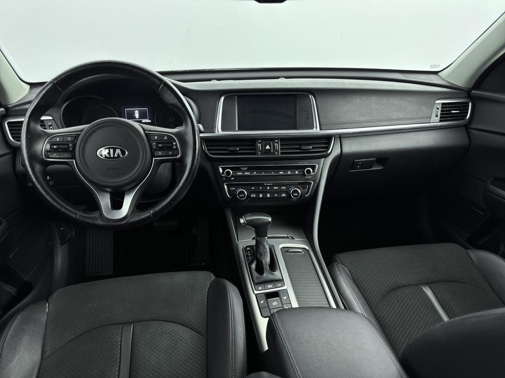 Kia Optima // 2.0 GDI PHEV Business DynamicLine // STOELVERW, Gebruikt, 4 cilinders, Optima, Zwart