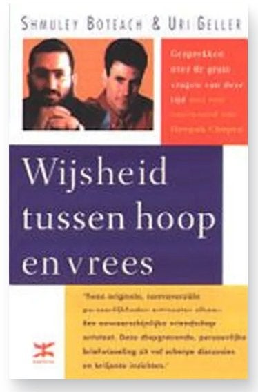 Wijsheid tussen hoop en vrees (Boteach & Geller), Ophalen of Verzenden, Zo goed als nieuw