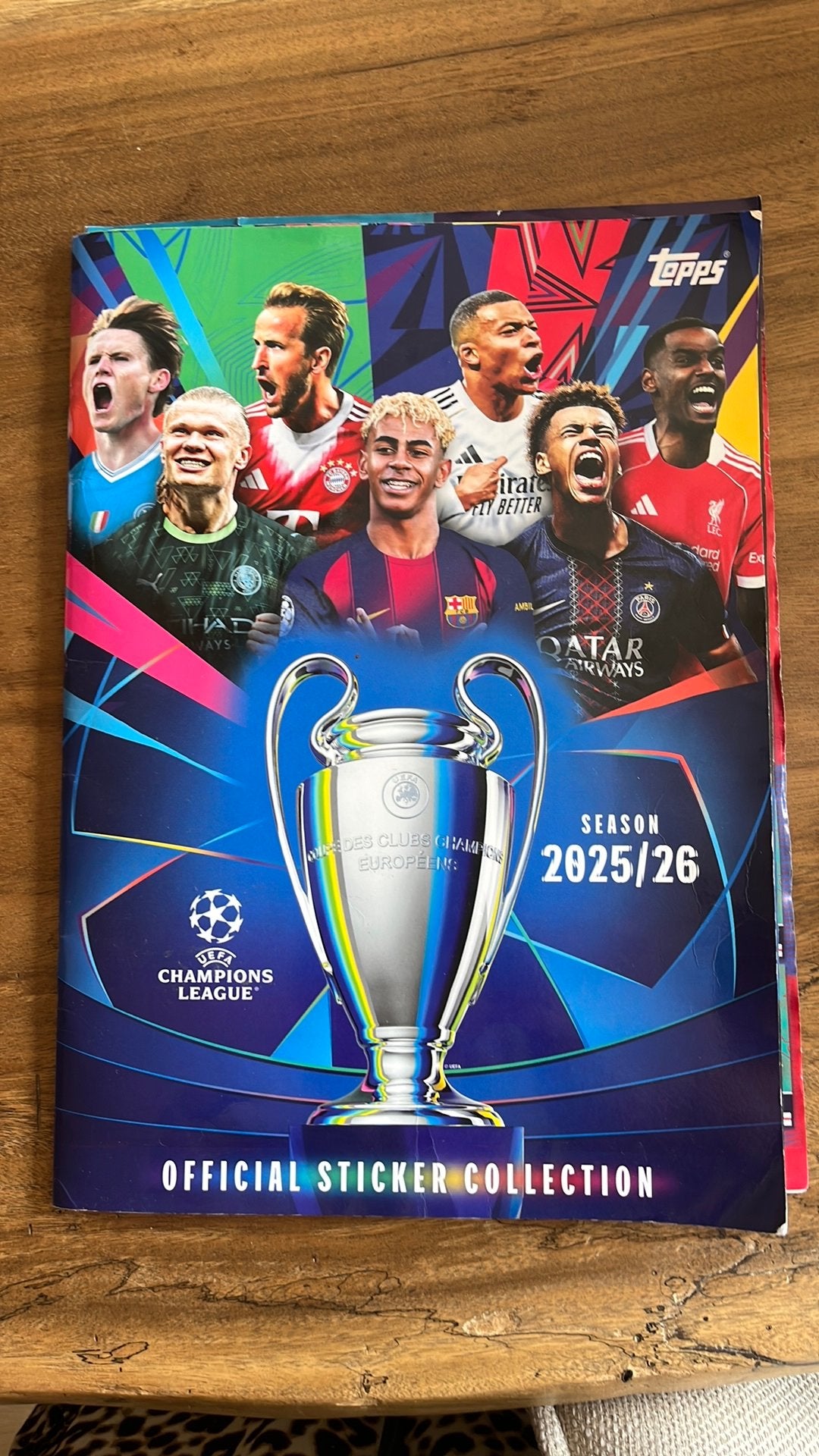 Topps voetbalstickers ruilen, Ophalen of Verzenden, Nieuw, Sticker