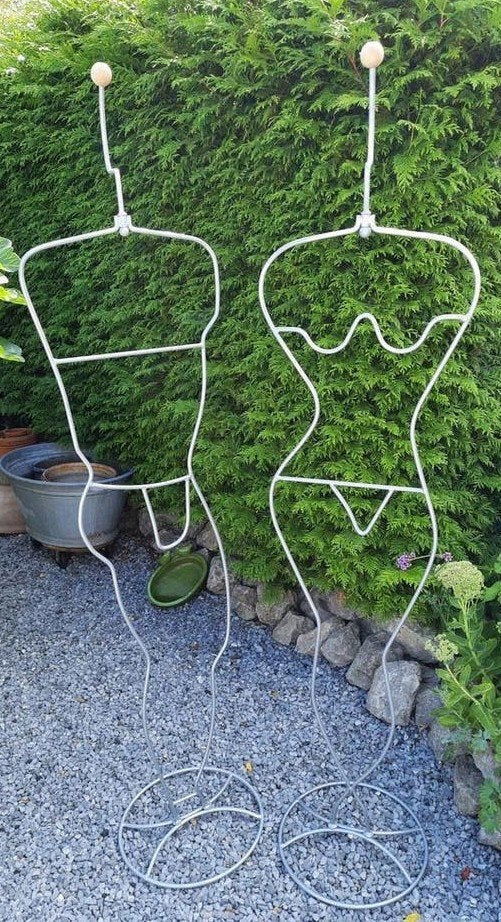 Ikea type Hapen dames en heren kledingrek,lees beschrijving, Huis en Inrichting, Woonaccessoires | Kapstokken, Wandkapstok, Gebruikt