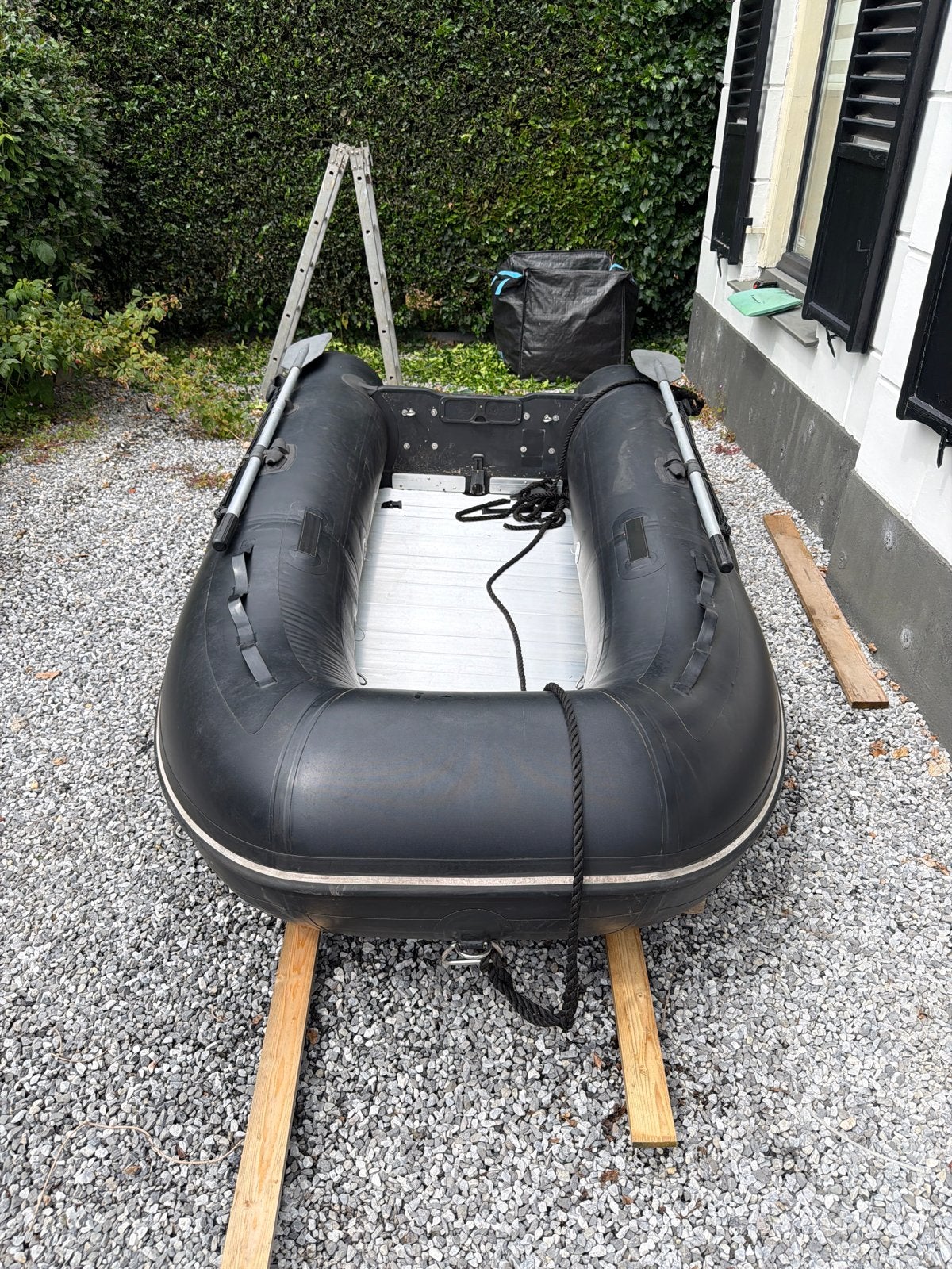 Nimarine Rhino opblaasboot met aluminium bodem, Watersport en Boten, Ophalen, Aluminium, Overige brandstoffen, Zo goed als nieuw