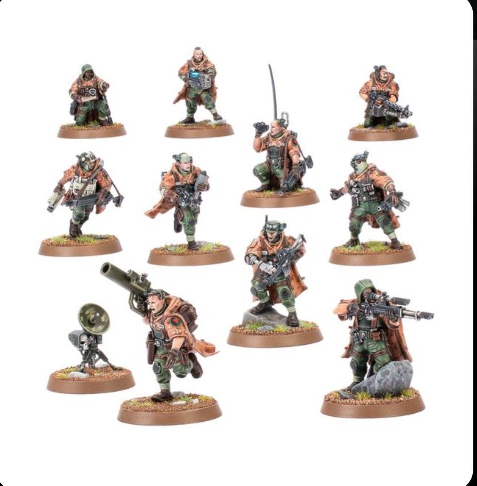 Warhammer 40K: Astra Militarum Cadian Shock Troopers, Figuurtje(s), Nieuw, Ophalen of Verzenden, Warhammer 40000