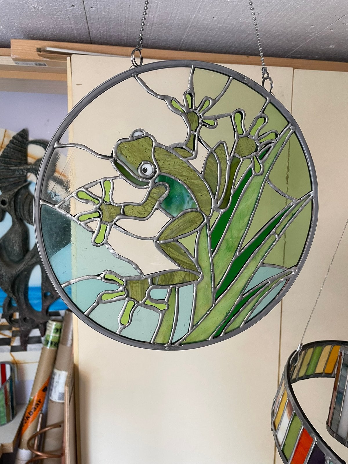Raamhanger glas in lood, Ophalen of Verzenden