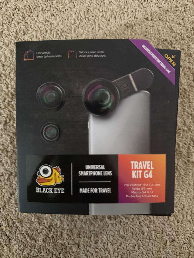 Black Eye Travel Kit G4 Universele Smartphone Lens Set, Ophalen of Verzenden, Nieuw, Toebehoren