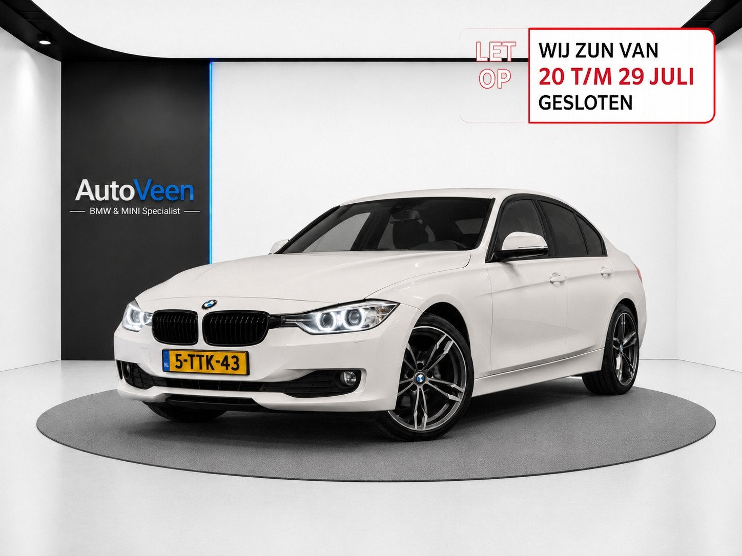 BMW 3-serie 316i Executive (LED, NAVI, CRUISE, 18 INCH, GOED, Automaat, Gebruikt, Euro 6, 4 cilinders
