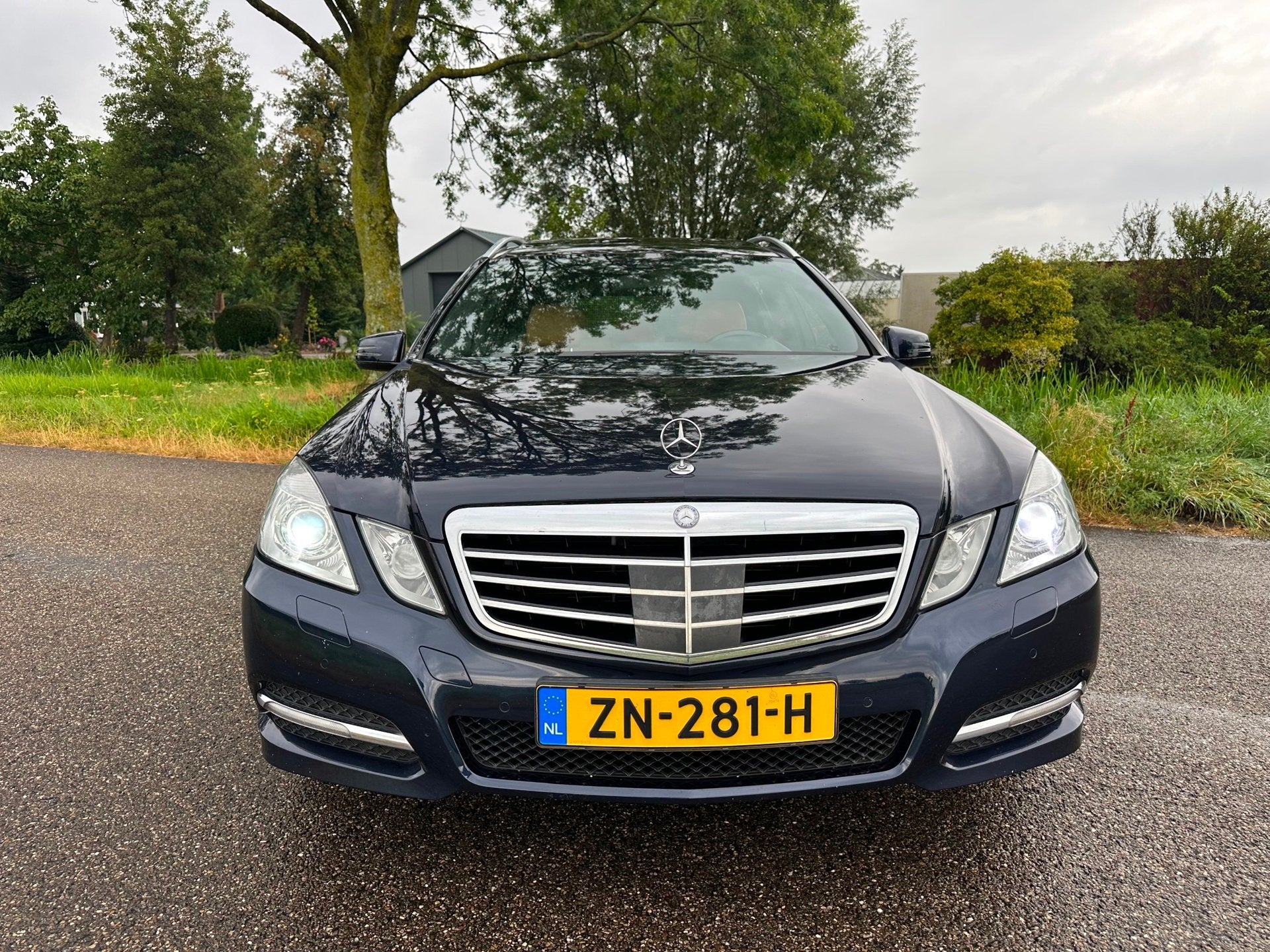 Mercedes-Benz E-klasse Estate 350 V6 Avantgarde 4-Matic|pano, Euro 5, Gebruikt, Blauw, Leder