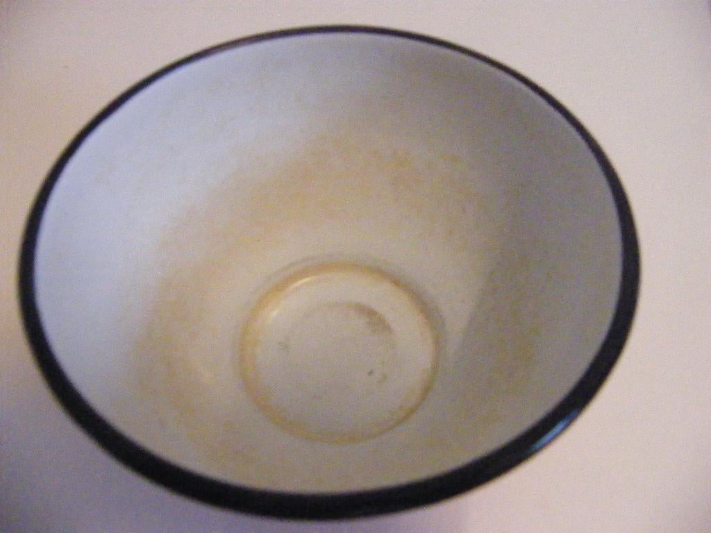 emaille slaschaaltje, Antiek en Kunst, Ophalen of Verzenden