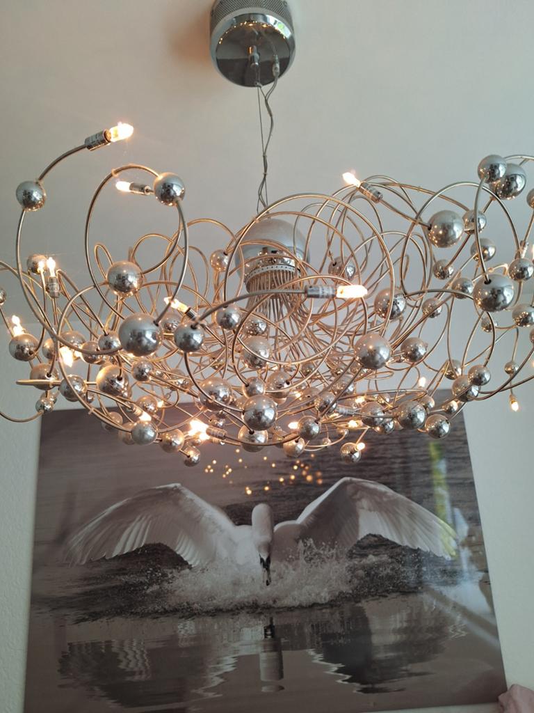 Hanglamp, Huis en Inrichting, Lampen | Hanglampen, Ophalen, Minder dan 50 cm