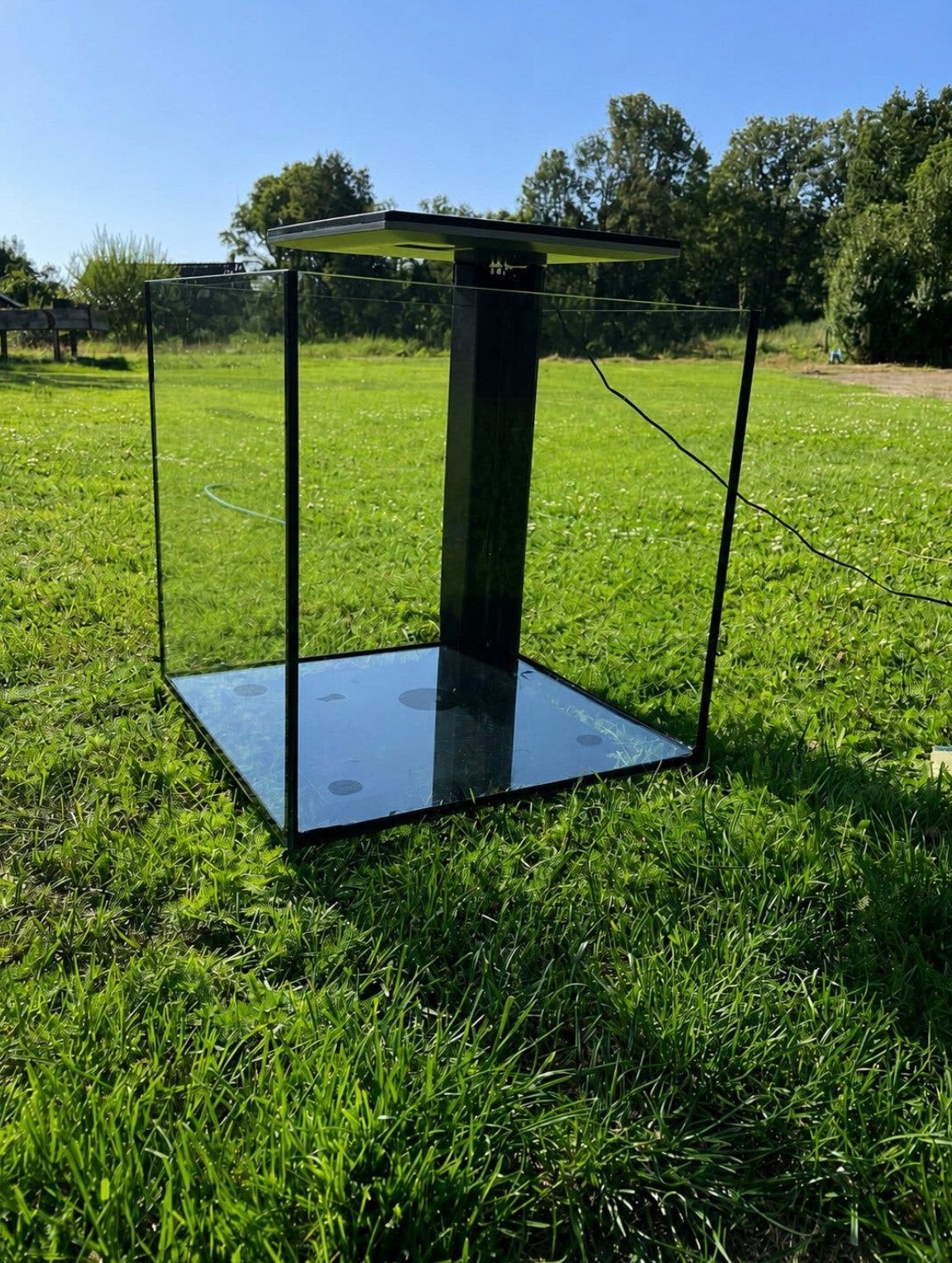 Superfish Qubiq 60 Pro aquarium compleet-incl. nieuwe pomp!, Ophalen of Verzenden, Zo goed als nieuw, Leeg aquarium