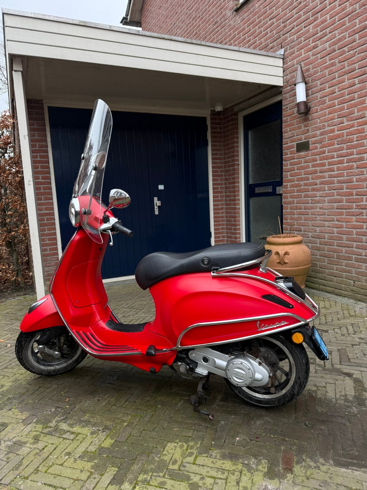 Vespa Primavera S special edition mat rood - bouwjaar 2018, Fietsen en Brommers, Scooters | Vespa, Gebruikt, Overige modellen