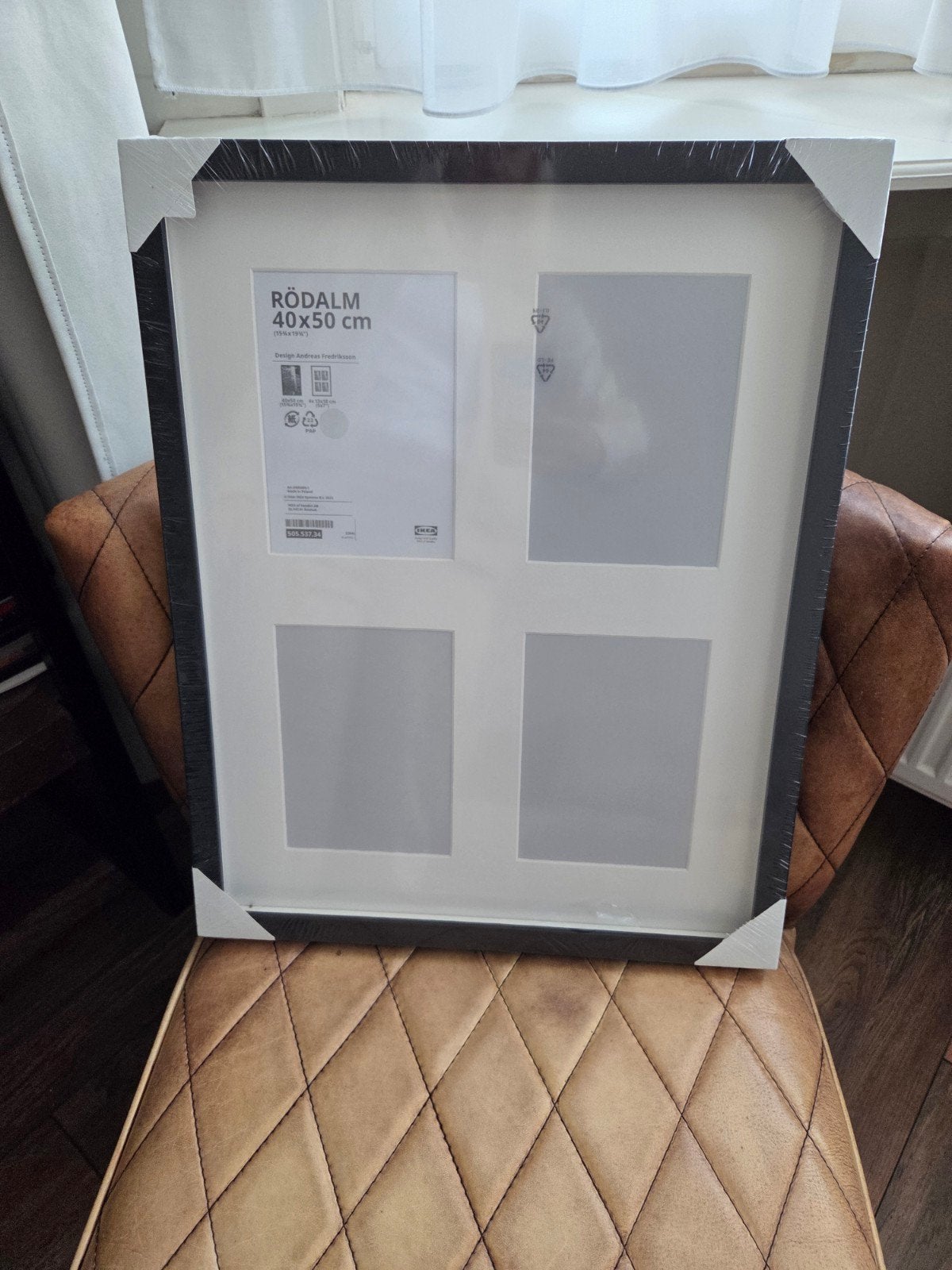 Nieuw! Ikea Rodalm fotolijst 40x50cm of 4 foto's 13x18cm fot, Ophalen of Verzenden, Fotolijst