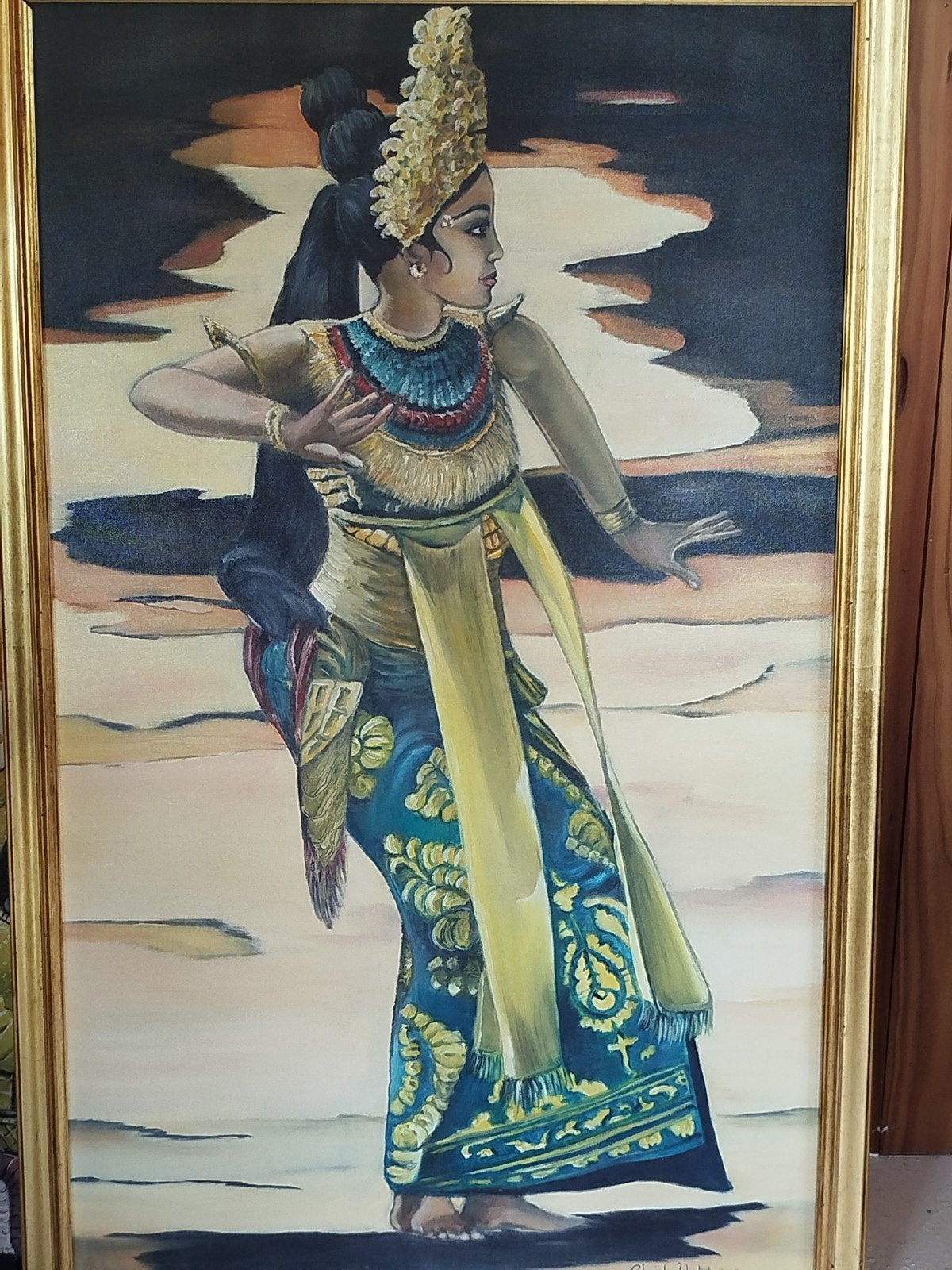 Balinese danseres, Ophalen